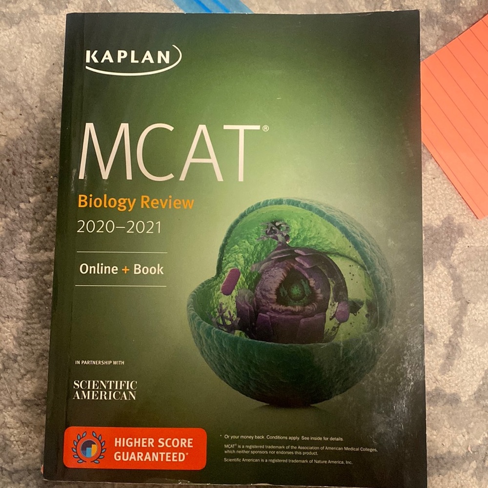 Kaplan MCAT 2020-2021 Biology Book